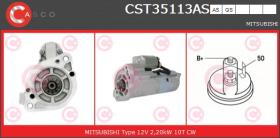 Casco CST35113AS - ARR.12V 10D 2,2KW MITSUB. M8T75071