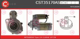 Casco CST35170AS - ARR.12V 10D 2.0KW/ MITSUB.