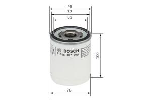 Bosch F026407245 - FILTRO ACEITE FORD