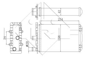 Nrf 54321 - CALEFACTOR VW TRANSPORTER 1.9D 91-