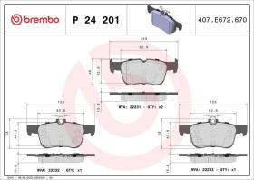 Woking P24201 - PASTILLA FRENO