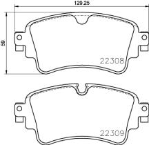 Brembo P85154 - J.PAST.TRS.AUDI Q7