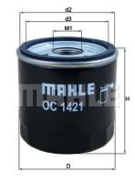 Mahle OC1421 - FILTRO ACEITE OPEL