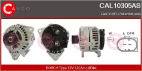 Casco CAL10305AS - ALT.12/150A PV8 CASE/IVECO (BOS)
