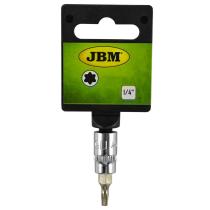 Jbm 13385 - VASO DESTORNILLADOR TORX (TX) T15 CORMADO 1/4"