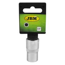 Jbm 13655 - VASO DE 1/2" HEX. DE 10MM CROMADO