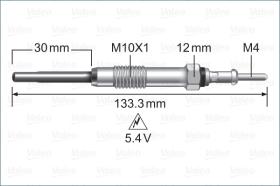 Valeo 345243 - BUJIA DE PRECALENTAMIENTO