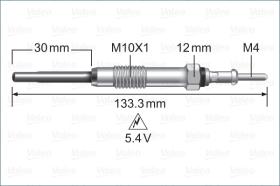 Valeo 345243 - BUJIA DE PRECALENTAMIENTO