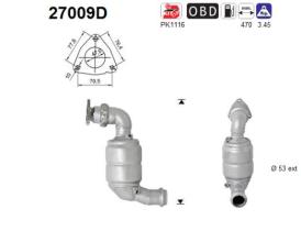 As 27009D - CATALIZ.JAGUAR XF 2.7TD DPF 207