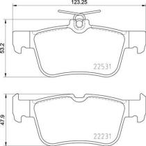Woking P24175 - PASTILLA FRENO