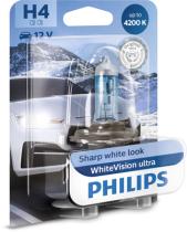 Philips 12342WVUB1 - LAMP.H4 12/60/55W WHITEVISION ULTRA P43