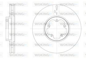 Woking D6156510 - DISCO DEL.308MM TRANSIT 12-15
