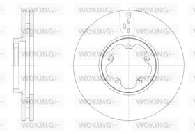 Woking D6156510 - DISCO DEL.308MM TRANSIT 12-15