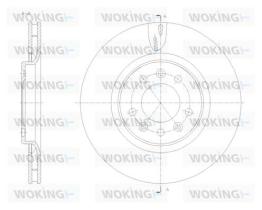 Woking D6177610 - DISCO TRS.294MM CITR/PEUG (VENT)