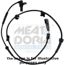 Meat Doria 90219E - SENSOR DE ABS, DELANTERO, AMBOS LADOS ALTERNATIVO