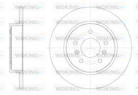 Woking D6158200 - DISCO TRS.289,5MM REN.(MAC)