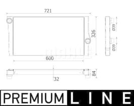 Mahle CR957000P - RADIADOR PREMIUM BMW 5(F10,F11)