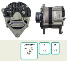 Qsr AIS0480OE - ALT.12/ 45A  LETRIKA IA0480/MG525