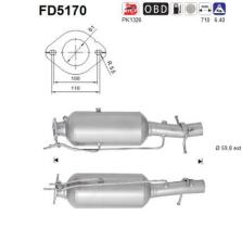 As FD5170 - FILTRO DPF FORD TRANSIT 2.2TD