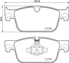 Brembo P86028 - PASTILLA DE FRENO