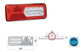 Rinder PT028100 - PILOTO DERECHO LED 24V CON CATADIOP