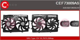 Nrf CEF73009AS - MOTOR ELECTRICO, VENTILADOR DEL RADIADOR VAG TYPE 12V 16,70/