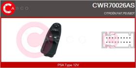 Casco CWR70026AS - INTERR.ELEV.JUMPY/SCUDO/EXPERT