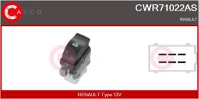 Casco CWR71022AS - INTERR.ELEV.DEL.DCH.CLIO