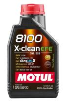 Motul 109470 - 8100 X-CLEAN EFE C2/C3 5W30 1 L.