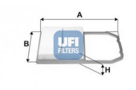 Ufi 30A4200 - FILTRO AIRE SEAT/VW