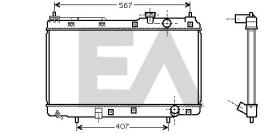 Electro Auto 31R26053 - RAD.AGUA HONDA