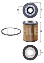 Mahle OX1237D - FILTRO ACEITE CIT/OPEL/PEUG. (CH12382)