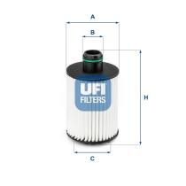 Ufi 2519000 - FILTRO ACEITE