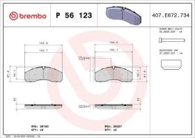 Brembo P56123 - PASTILLA FRENO