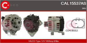 Qsr CAL15537AS - ALTERNADOR VALEO TYPE 12V 180AMP 6RIBS