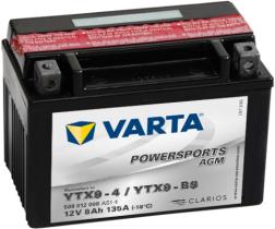 Varta YTX9BS - BATERIA 12/8A.+IZQ 150X87X105 T4