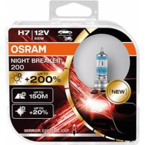 Osram 64210NB200HCB - KIT 2 LAMP.H7 12/55W NIGHT BREAKER (200%) RACING VISION