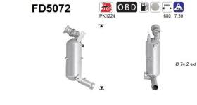 As FD5072 - FILTRO DPF MERCEDES C250 2.1TD CDI