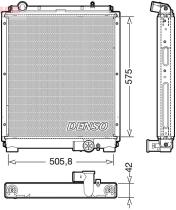 Denso DRM45052 - RADIADORES DE REFRIGERACION