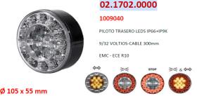 Cobo 0217020000 - PILOTO TRASERO (LEDS) ? 105MM. 9/32V.- 3 FUNCIONES 1009040-I