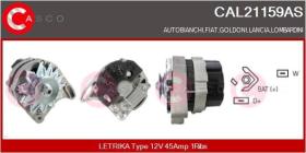 Casco CAL21159AS - ALT.12/45A (1A)  LOMBARDINI  (ISKRA)