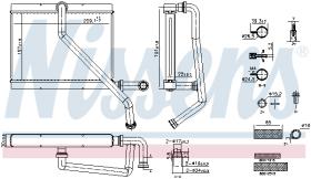 Nissens 707289 - CALEFACTOR BMW 5 SERIES E39(1996)520D 2.0