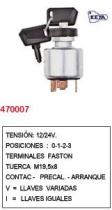 DEAFF 470007V - INTERRUPTOR A LLAVE CONT-ARR-PREC